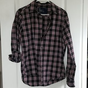 American Eagle men's plaid button down